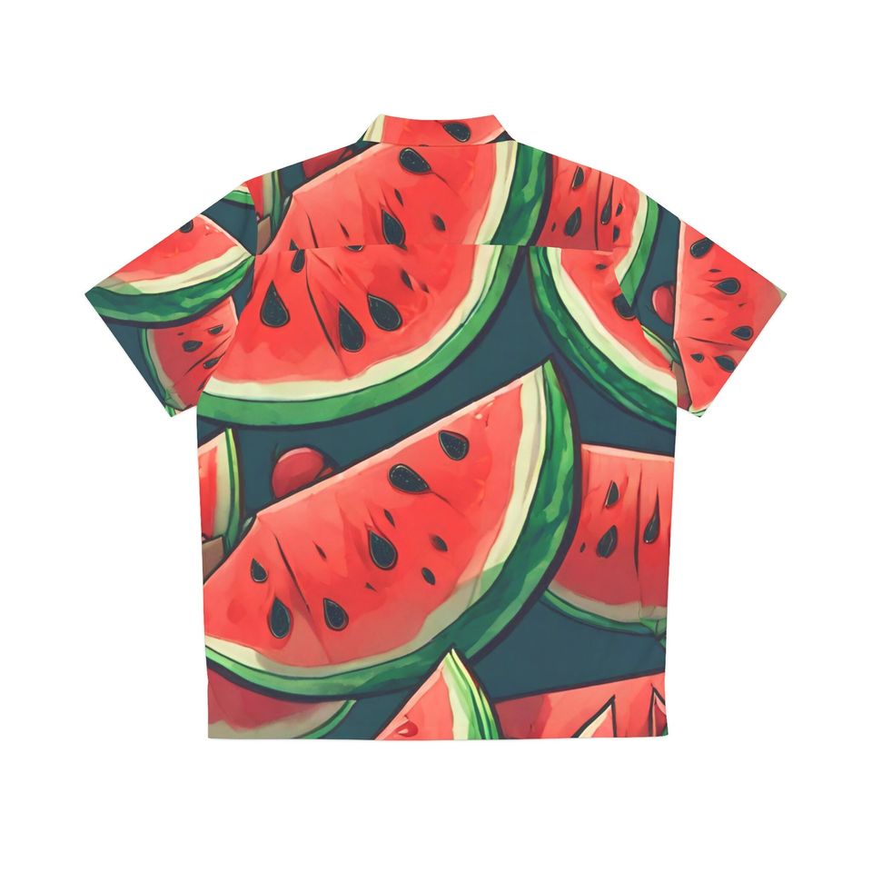 Men's Hawaiian Shirt - Watermelon Design