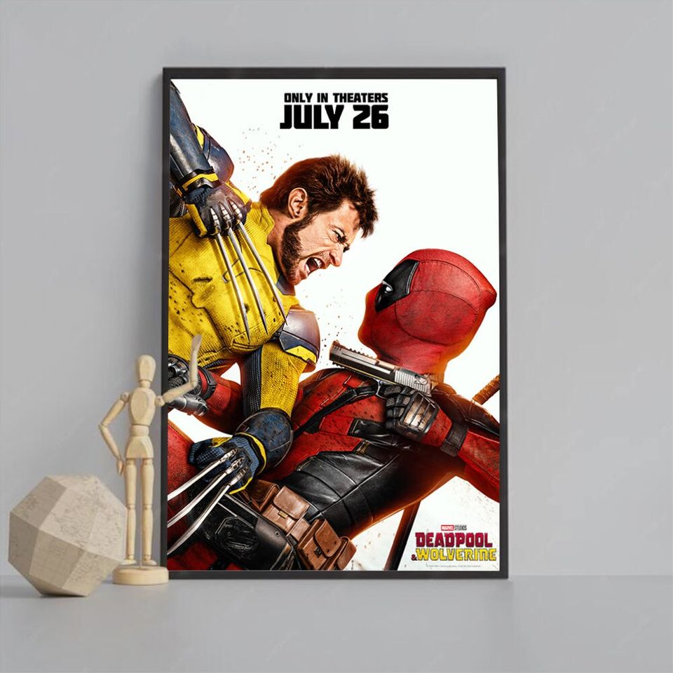 Deadpool & Wolverine Poster Movie Poster Minimalist