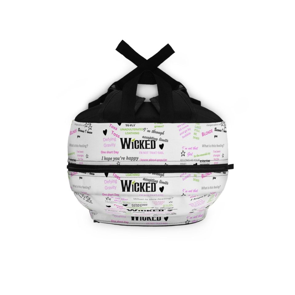Wicked the Musical Inspired sayings Pink Backpack