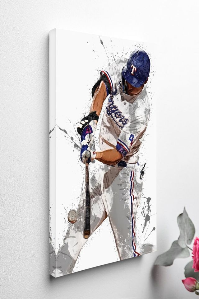 Corey Seager Texas Rangers Poster Baseball Wall Art UnFramed Print Home Decor