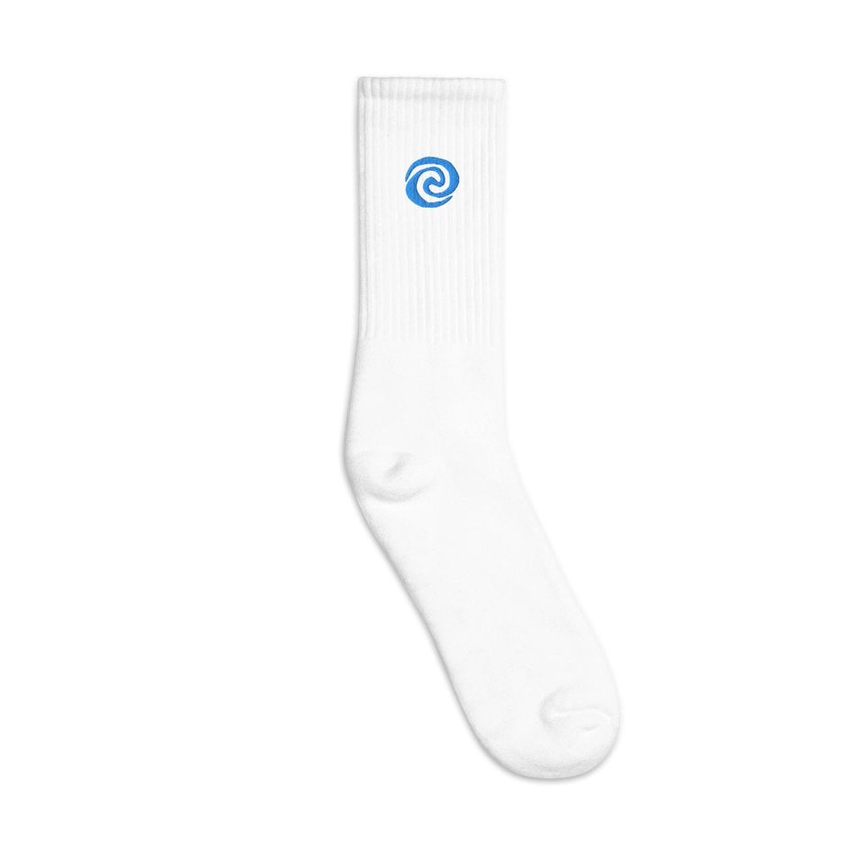 Subtle Trendy Moana Inspired Embroidered Icon Crew Socks, Moana Crew Socks, Disney Crew Socks