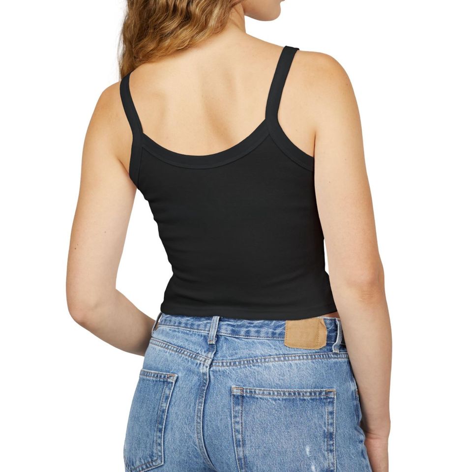 Wallen Western Spaghetti Strap Tank Top - Animal Skull Design