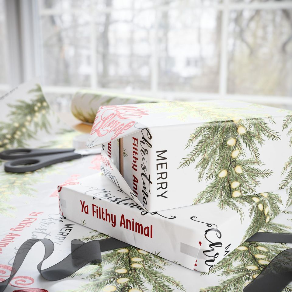Home Alone Christmas Wrapping Paper - Funny Holiday Gift Wrap