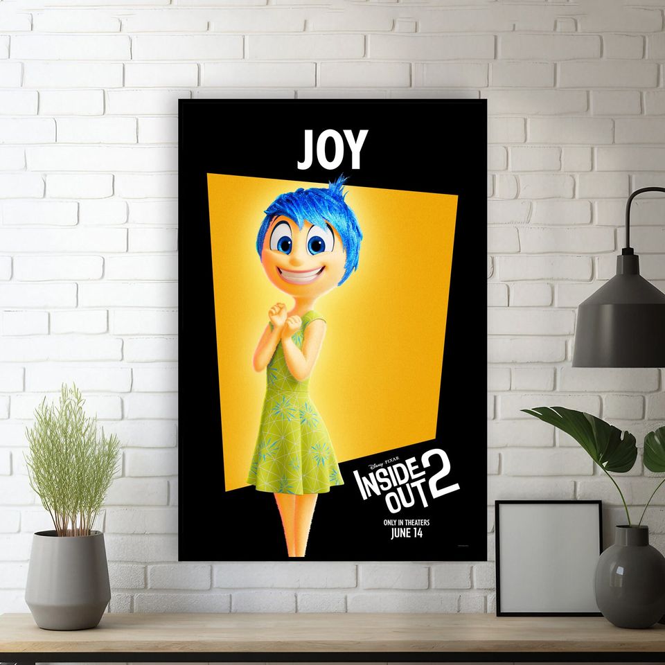 Inside Out 2 Movie Poster, Disney Inside Out 2 Poster, Home Decor