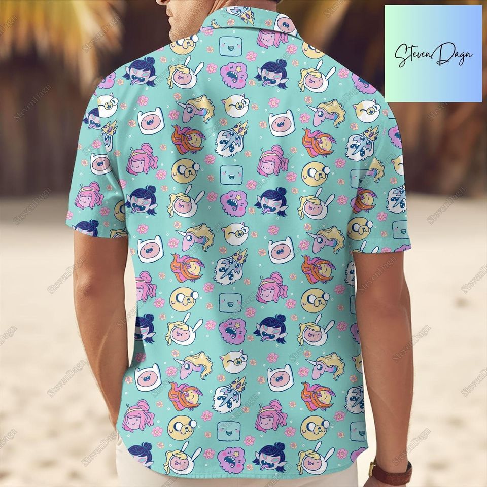 Adventure Time Button Shirt, Adventure Time Shorts, Adventure Time Shirt