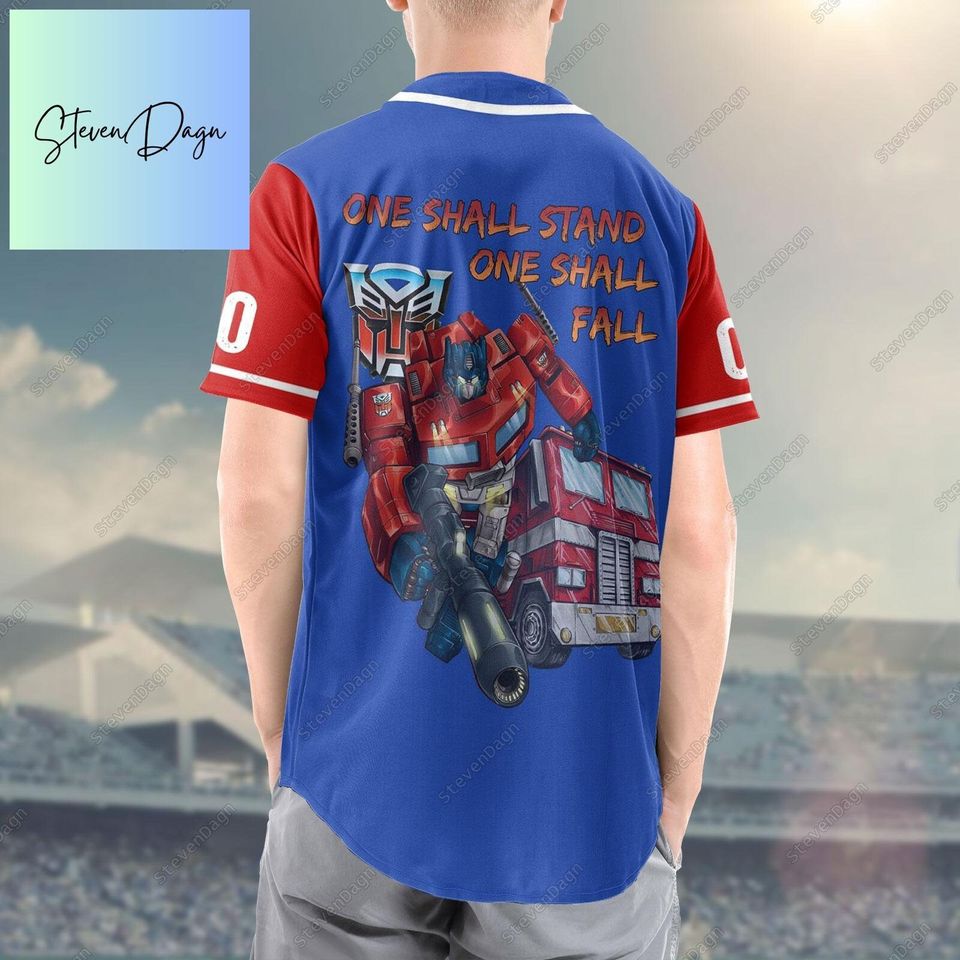 Personalized Transformers Optimus Prime Baseball Jersey, Optimus Prime Shirt