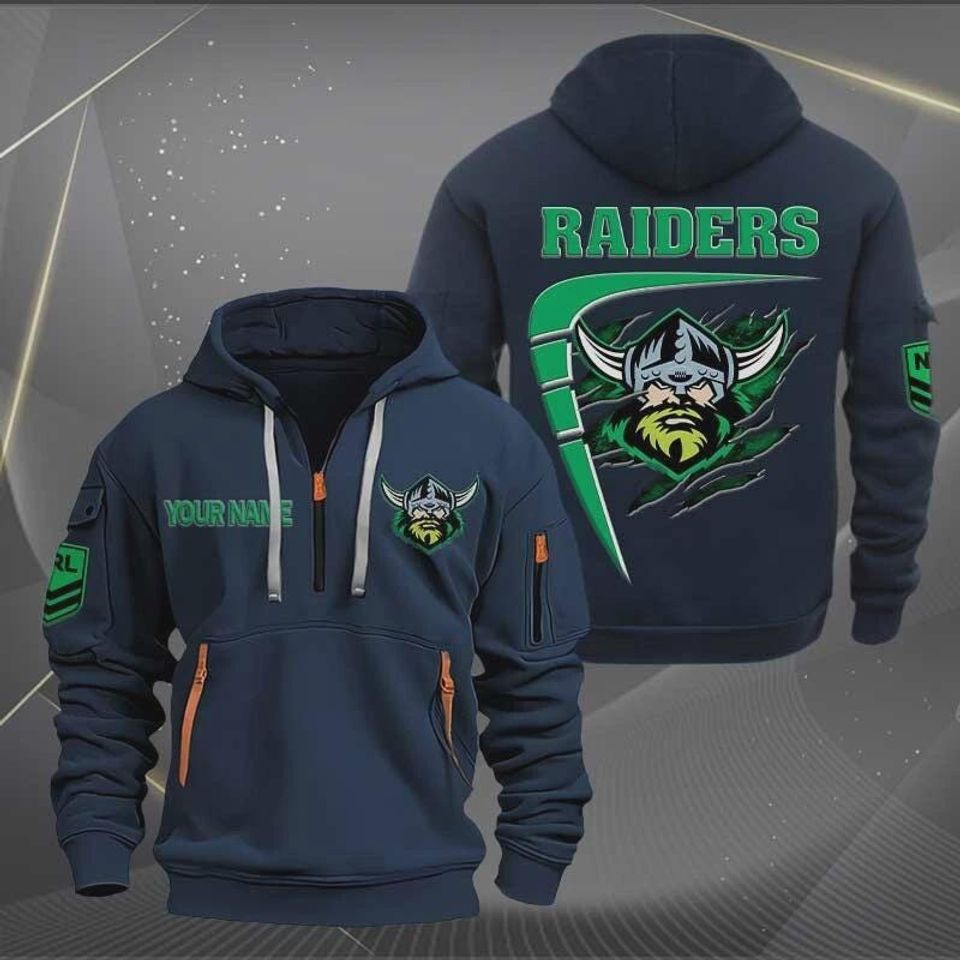 Canberra Raiders Personalized Tactical Hoodie For Fan