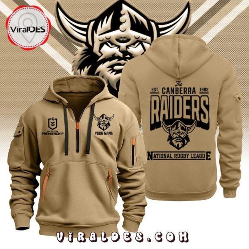 Custom Canberra Raiders Tactical Hoodie
