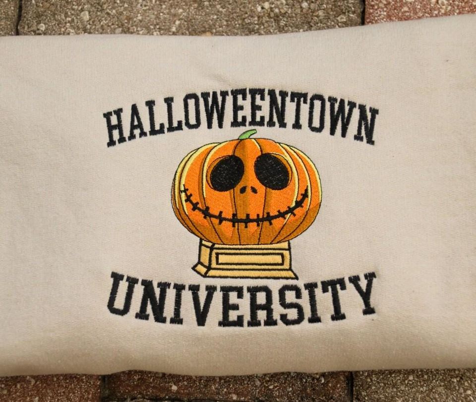Halloweentown University Embroidered Sweater
