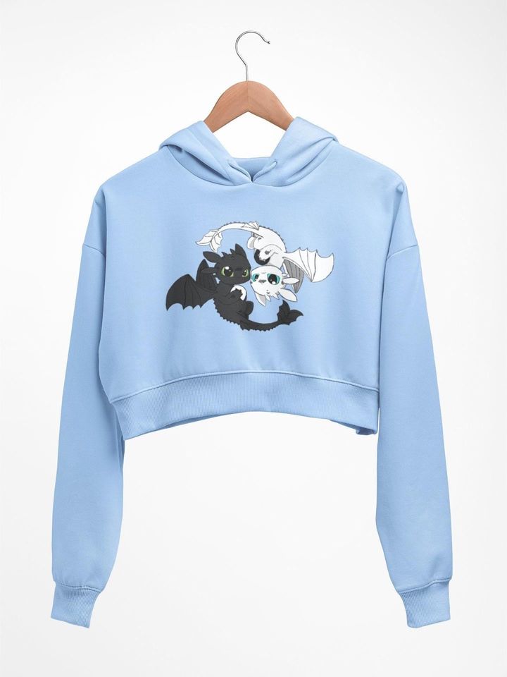 Toothless Crop Hoodie