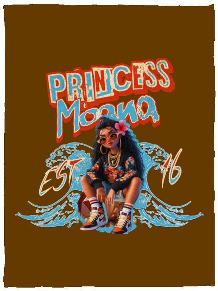 Princess Moana Cozy Plush Fleece Blanket