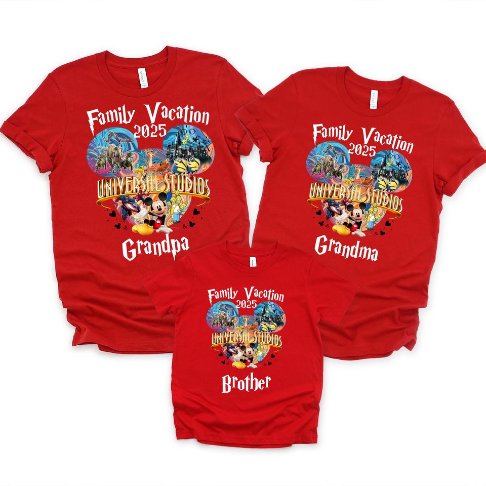 Universal Studios Family Vacation Shirt: Matching Trip Tees