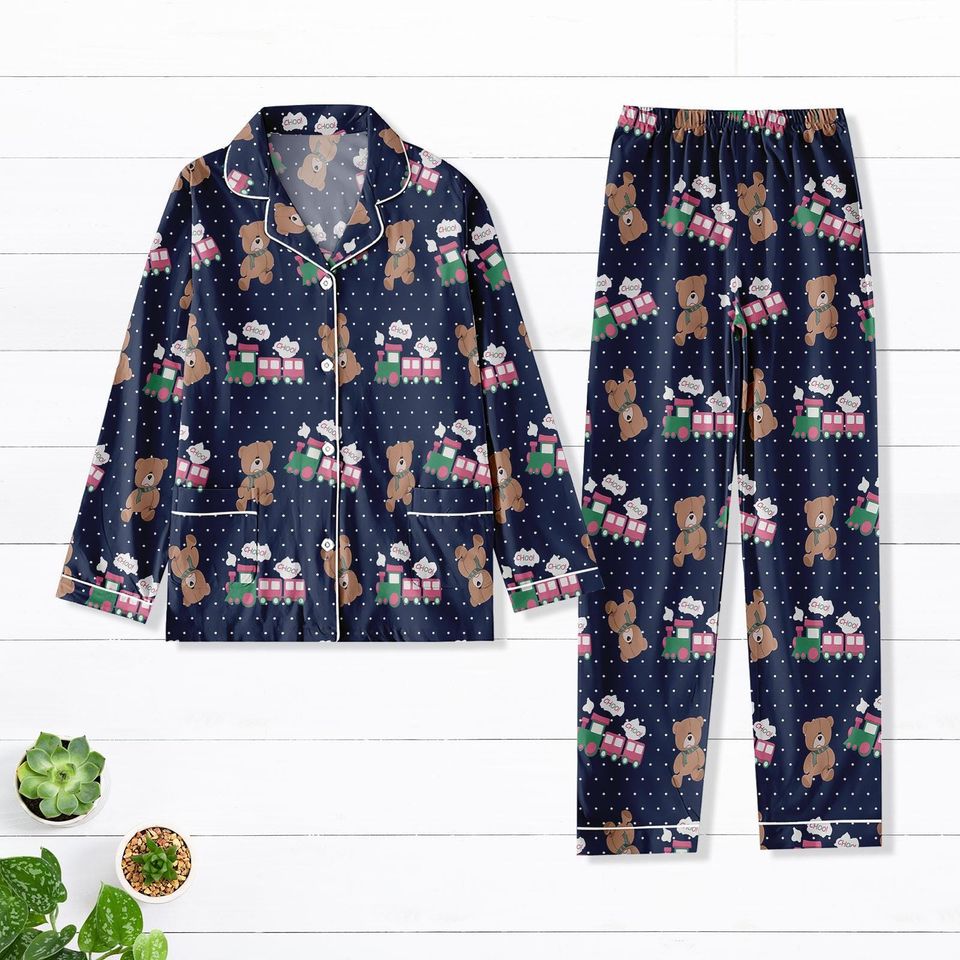 Kpop Rumi Choo Choo Pajamas Set, Choo Choo Train Pajamas Pant