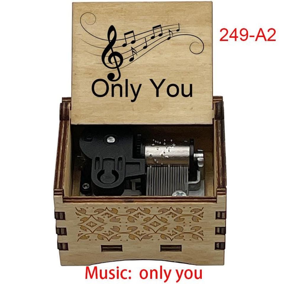 Elvis Presley Music Box - "Only You" Song - Birch Wood