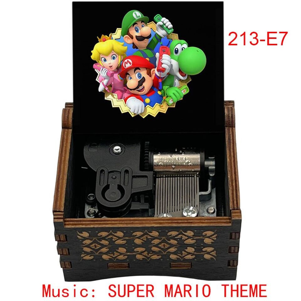 Super Mario Music Box: Nostalgic 18-Note Wood Gift