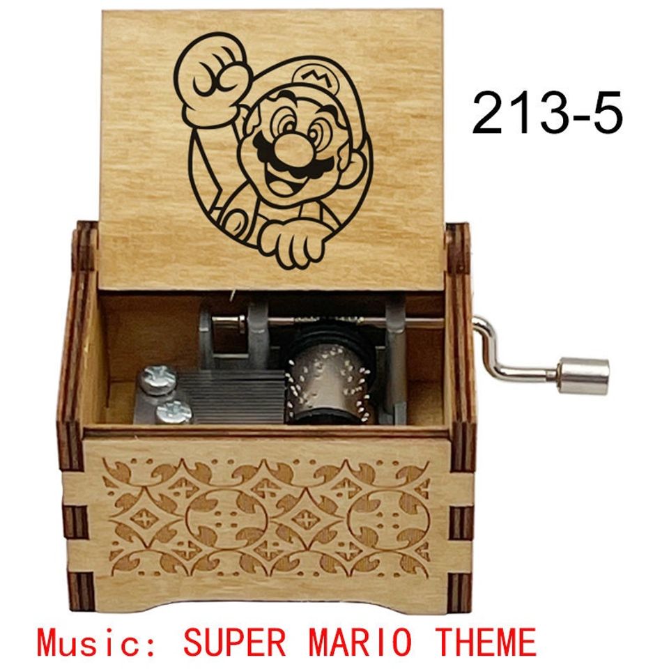 Super Mario Music Box: Nostalgic 18-Note Wood Gift