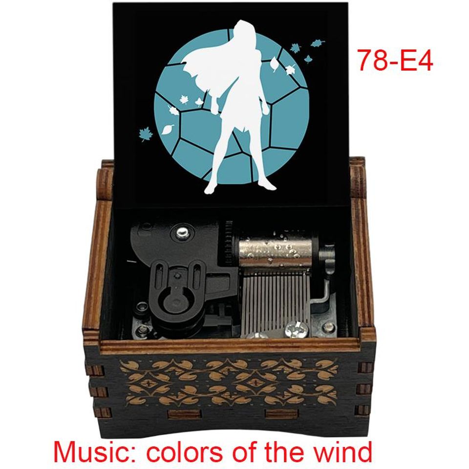 Pocahontas Music Box: Color of the Wind, Birch Wood
