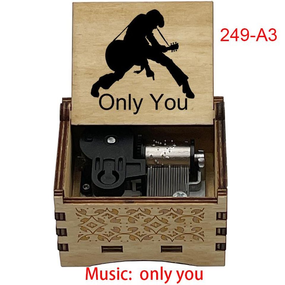 Elvis Presley Music Box - "Only You" Song - Birch Wood