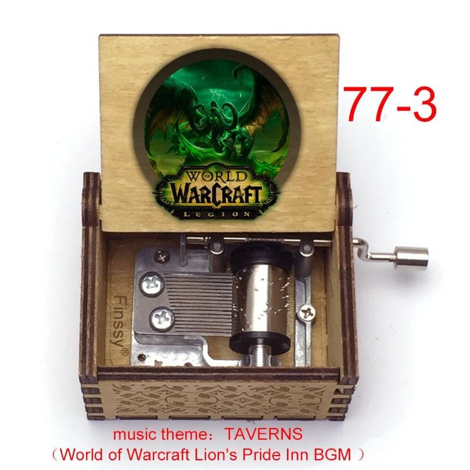 Nice Gift Ideas Hand Cranked or Wind Up Warcraft Tavern Music Box