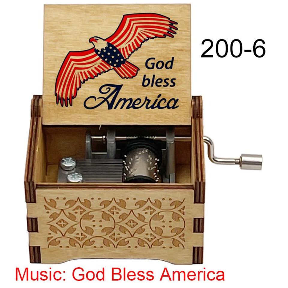 God Bless America Music Box: Vintage Patriotic Gift