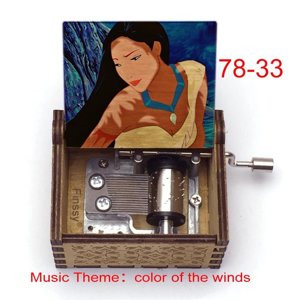 Pocahontas Music Box: Color of the Wind, Birch Wood
