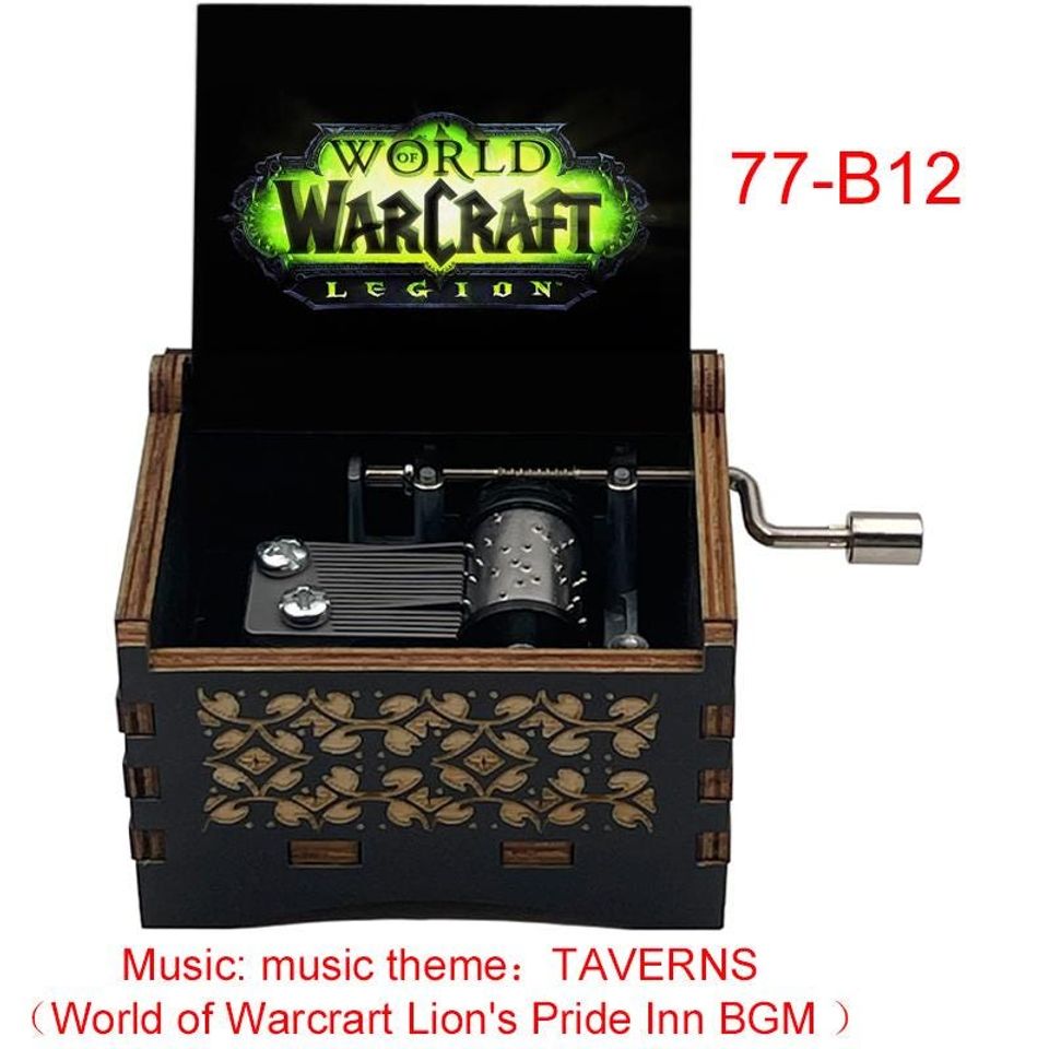 Nice Gift Ideas Hand Cranked or Wind Up Warcraft Tavern Music Box