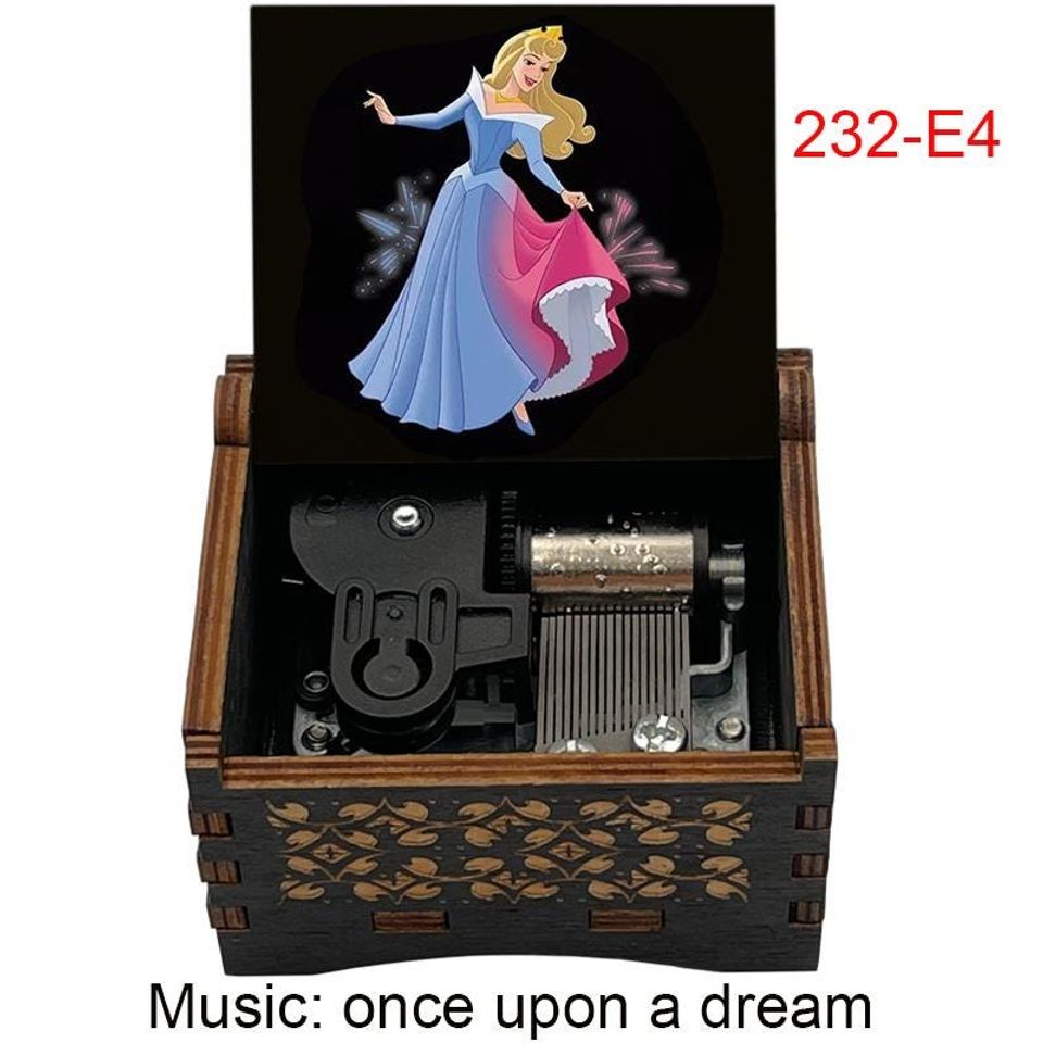 Sleeping Beauty Music Box: "Once Upon A Dream" Birch Plywood