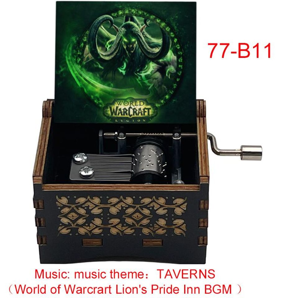 Nice Gift Ideas Hand Cranked or Wind Up Warcraft Tavern Music Box