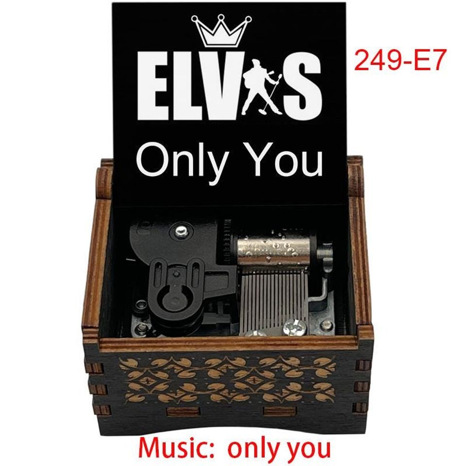 Elvis Presley Music Box - "Only You" Song - Birch Wood