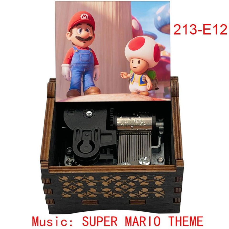 Super Mario Music Box: Nostalgic 18-Note Wood Gift