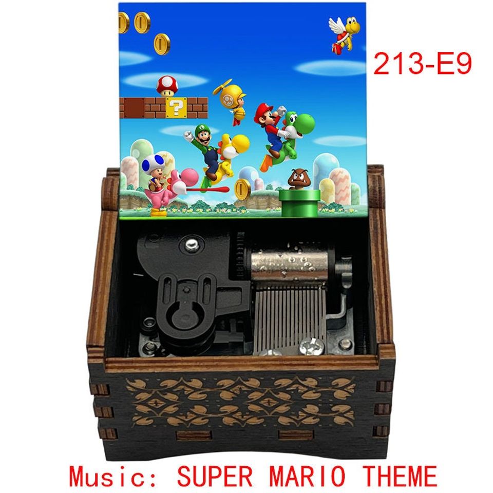 Super Mario Music Box: Nostalgic 18-Note Wood Gift