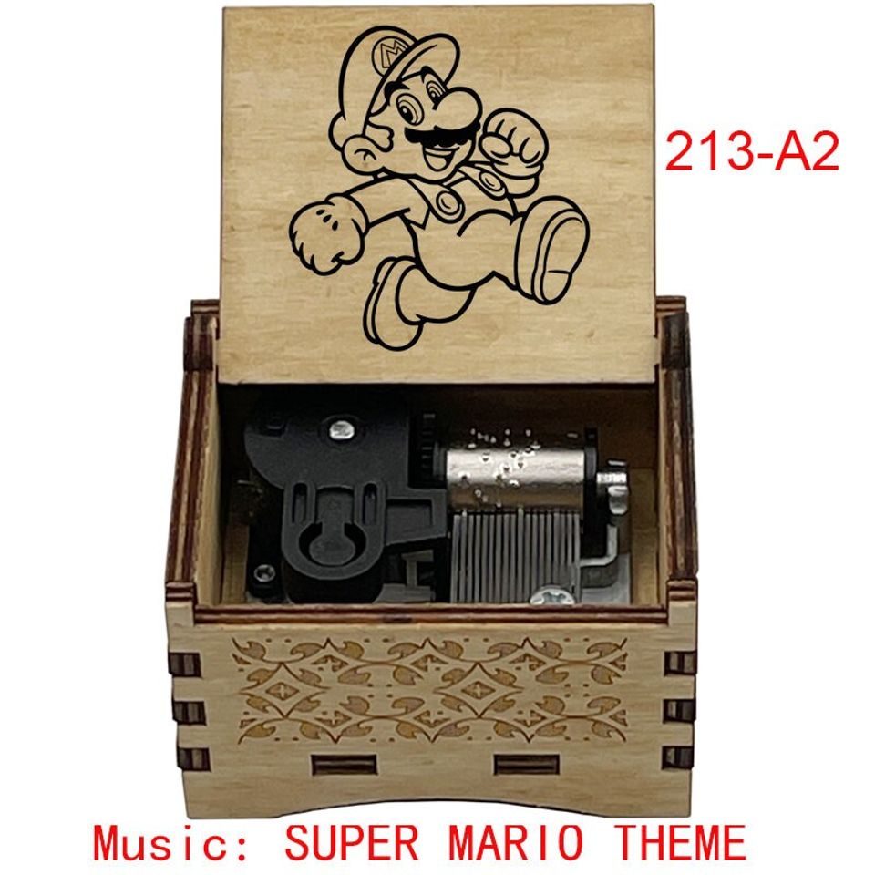 Super Mario Music Box: Nostalgic 18-Note Wood Gift
