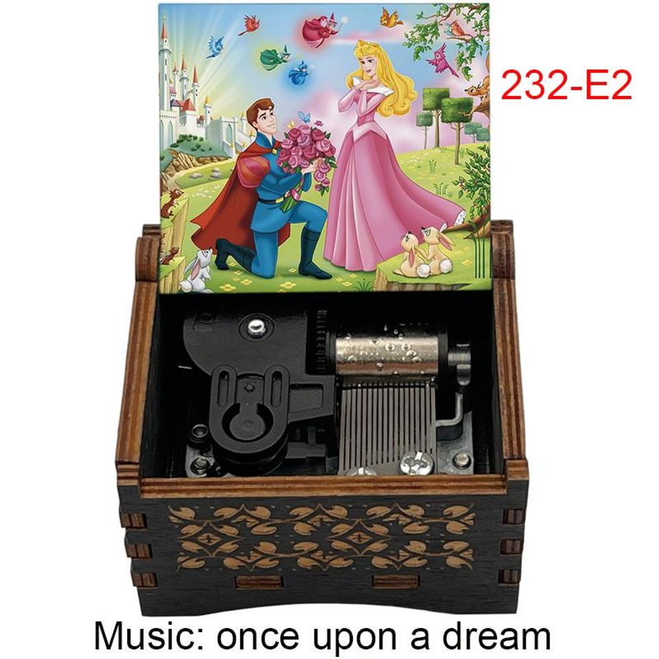 Sleeping Beauty Music Box: "Once Upon A Dream" Birch Plywood