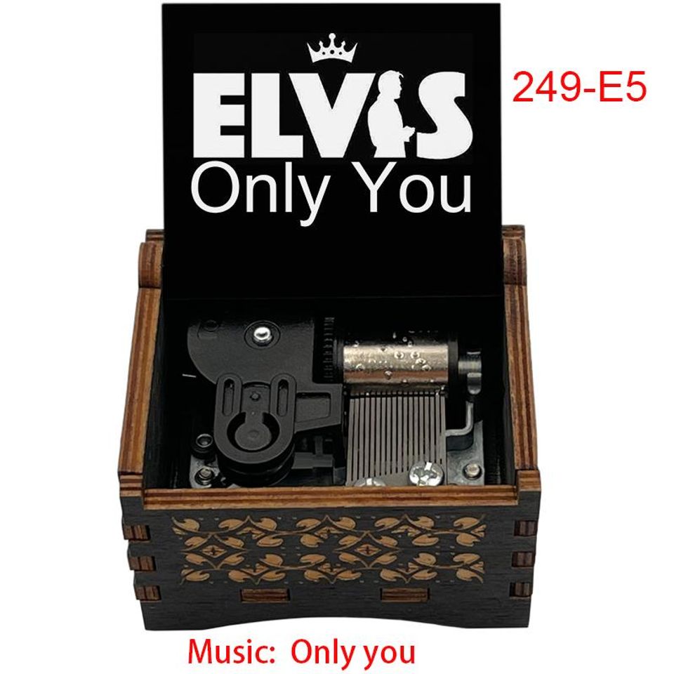 Elvis Presley Music Box - "Only You" Song - Birch Wood