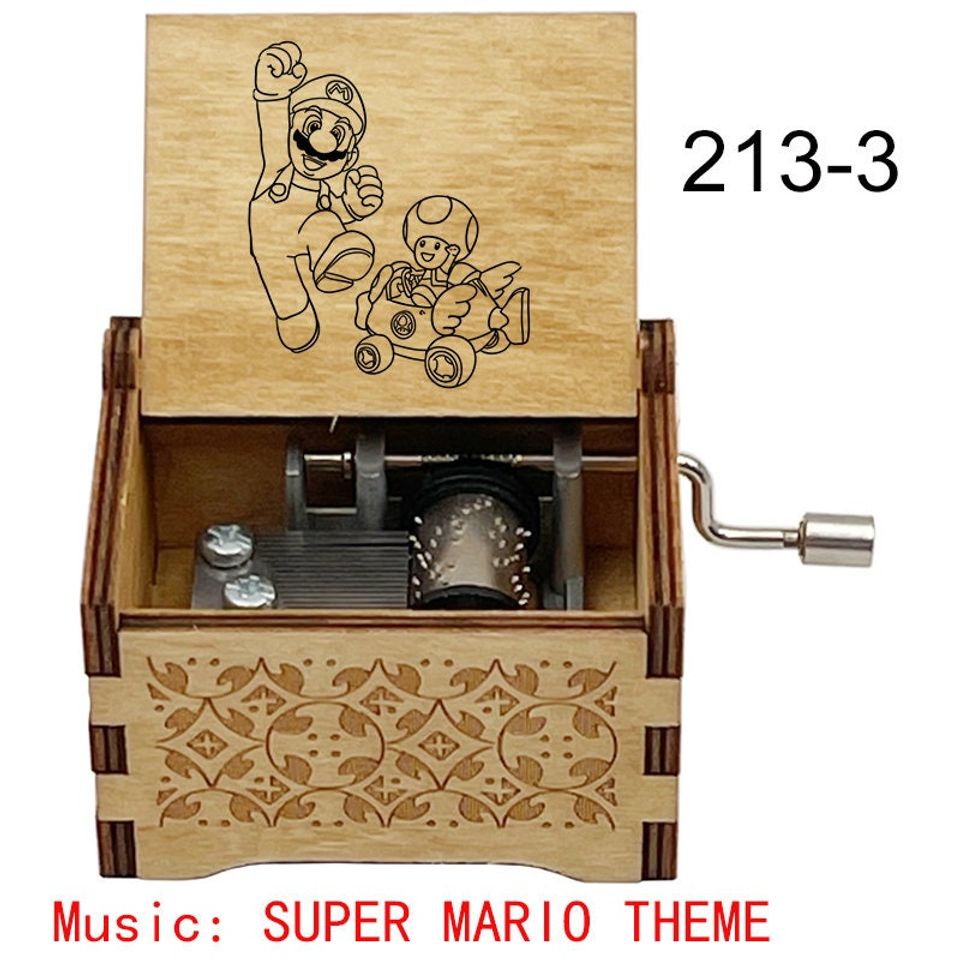 Super Mario Music Box: Nostalgic 18-Note Wood Gift