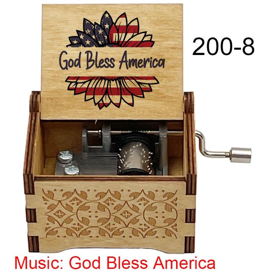 God Bless America Music Box: Vintage Patriotic Gift
