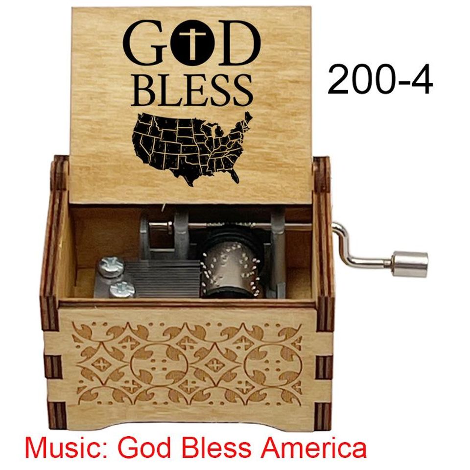 God Bless America Music Box: Vintage Patriotic Gift