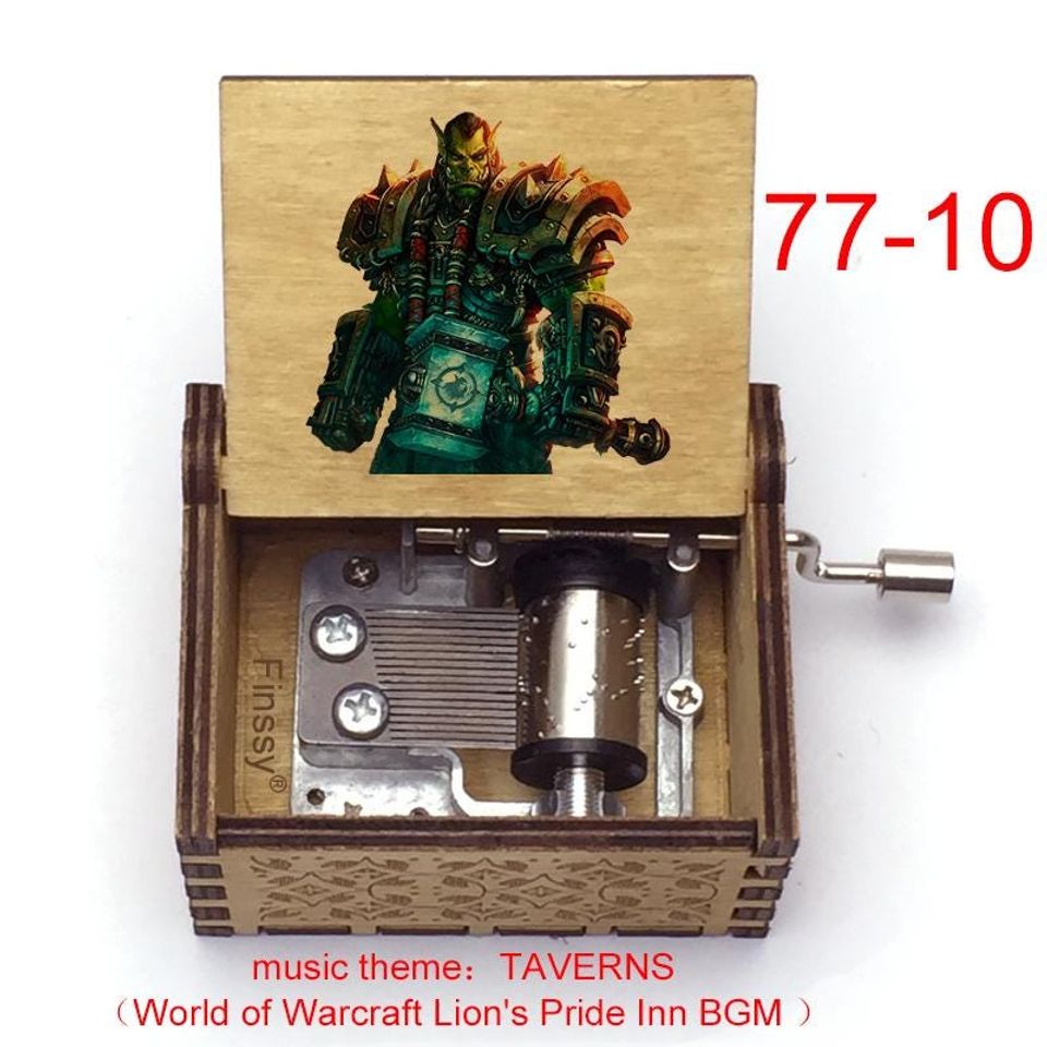 Nice Gift Ideas Hand Cranked or Wind Up Warcraft Tavern Music Box