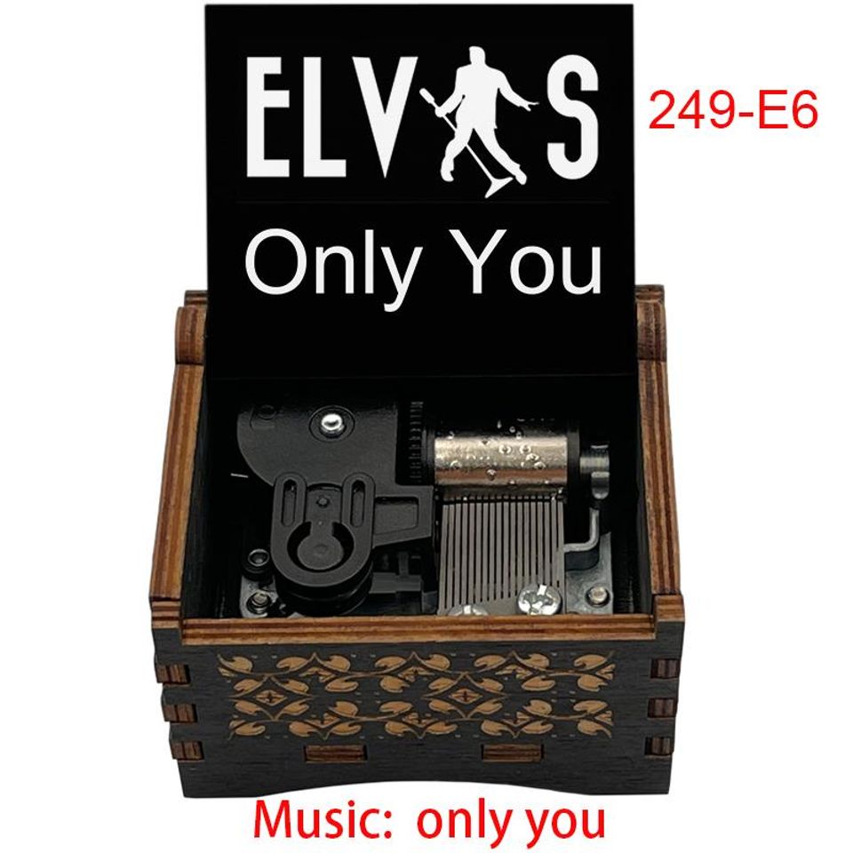 Elvis Presley Music Box - "Only You" Song - Birch Wood