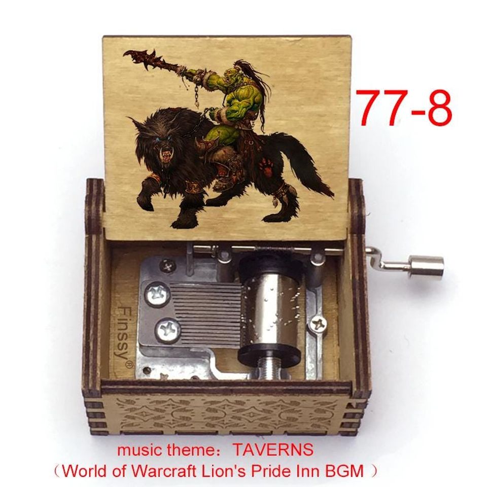 Nice Gift Ideas Hand Cranked or Wind Up Warcraft Tavern Music Box