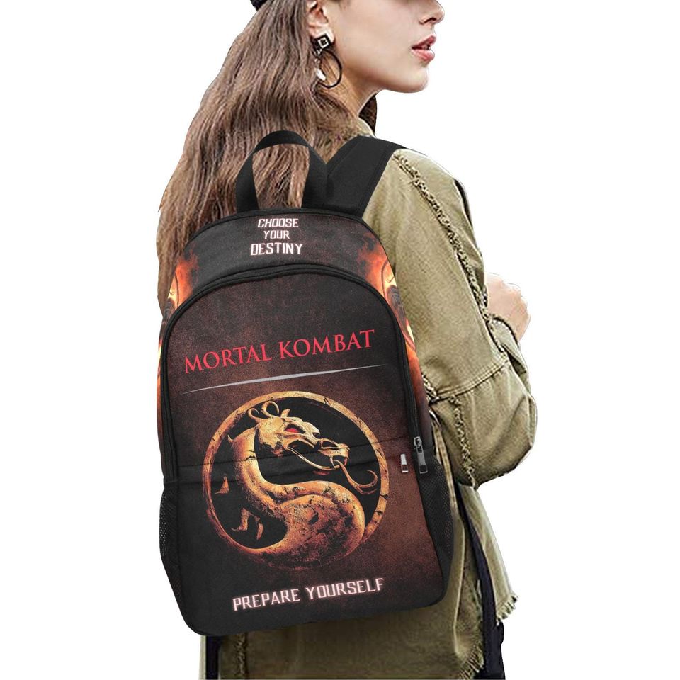 Mortal Kombat 1995 Movie Art Backpack - Choose Your Destiny!