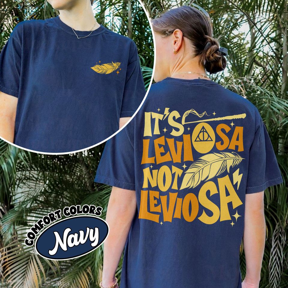 Hp Wizard Spell Comfort Colors Shirt, Leviosa Wizard School Fandom T Shirt