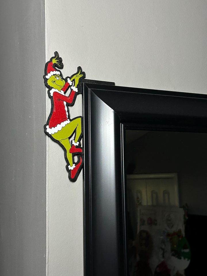 Funny Character Door Corner Decor 3D Model