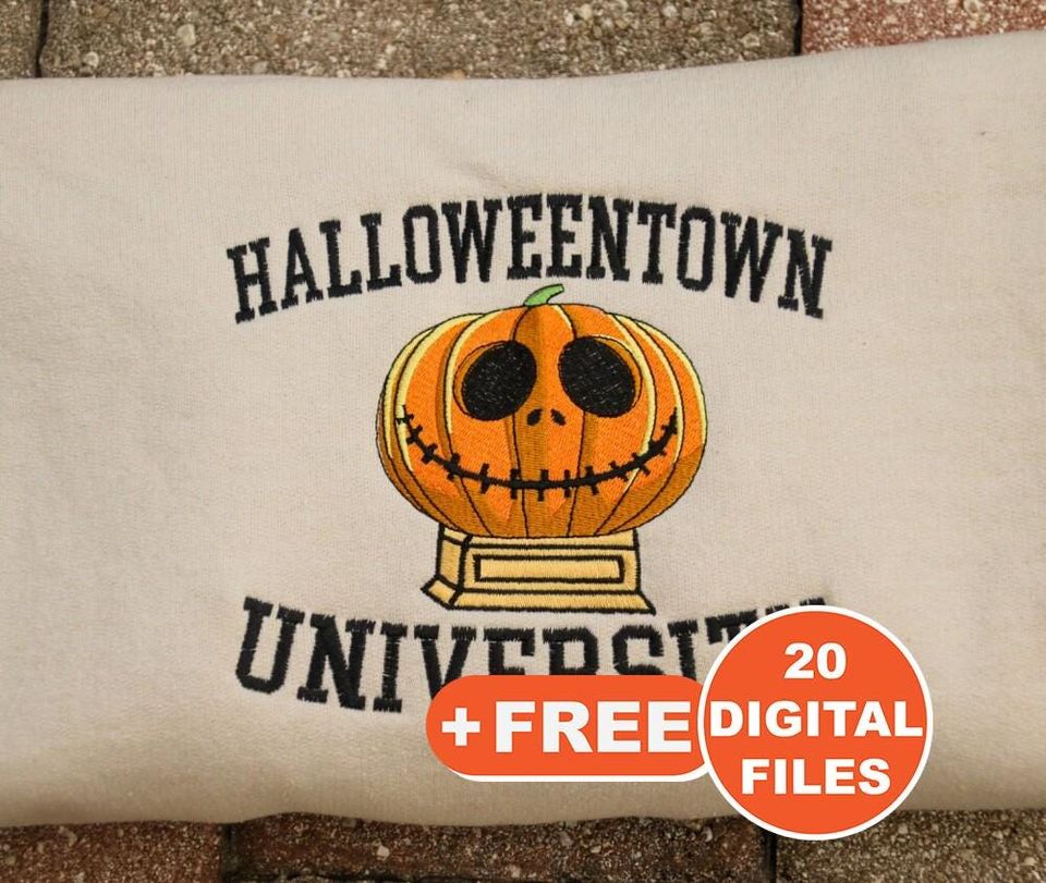 Halloweentown University Embroidered Sweater Inspired