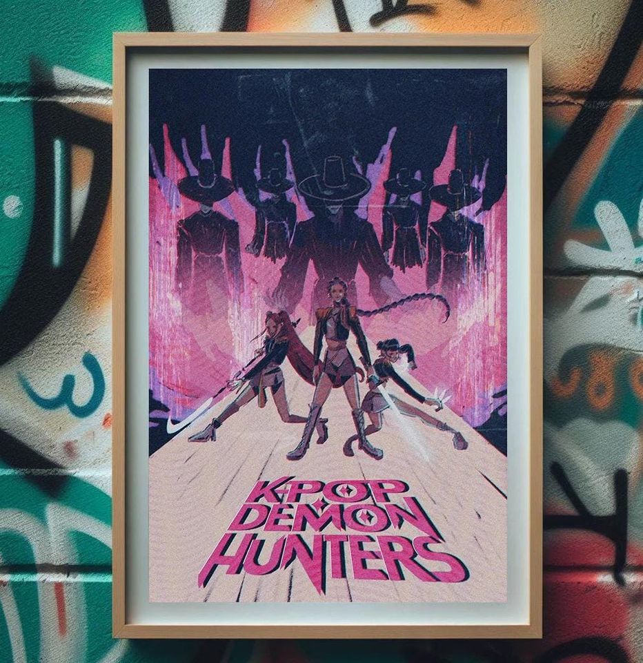 K-POP Demon Hunters Premium Matte Vertical Poster