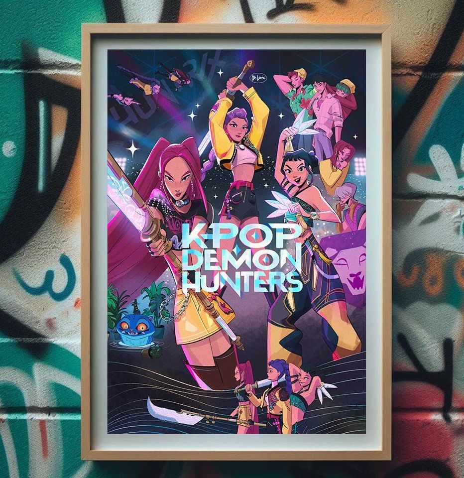 K-POP Demon Hunters Premium Matte Vertical Poster