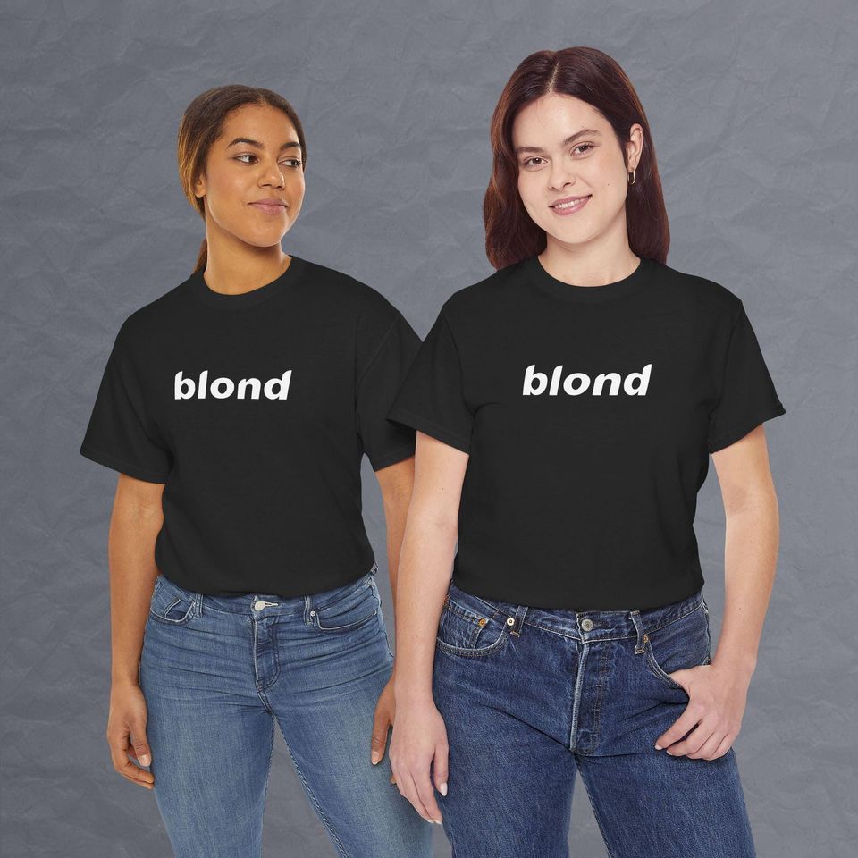 Frank Ocean Blond  White Design Double Sided T Shirt