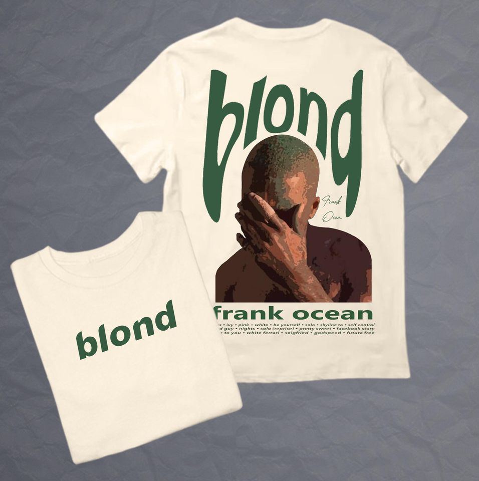 Frank Ocean Blond  Cream Design Double Sided T Shirt