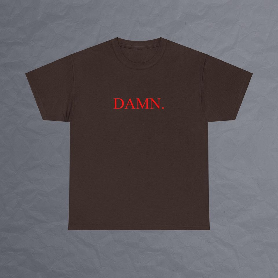 Kendrick Lamar DAMN Mr Morale Double Sided T Shirt