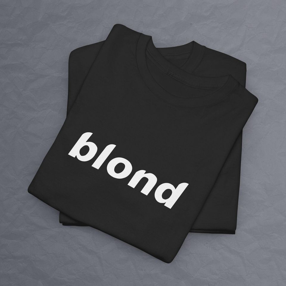Frank Ocean Blond  White Design Double Sided T Shirt